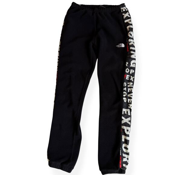 The North Face Black Fleece Pants Youth Large - Picture 1 of 8